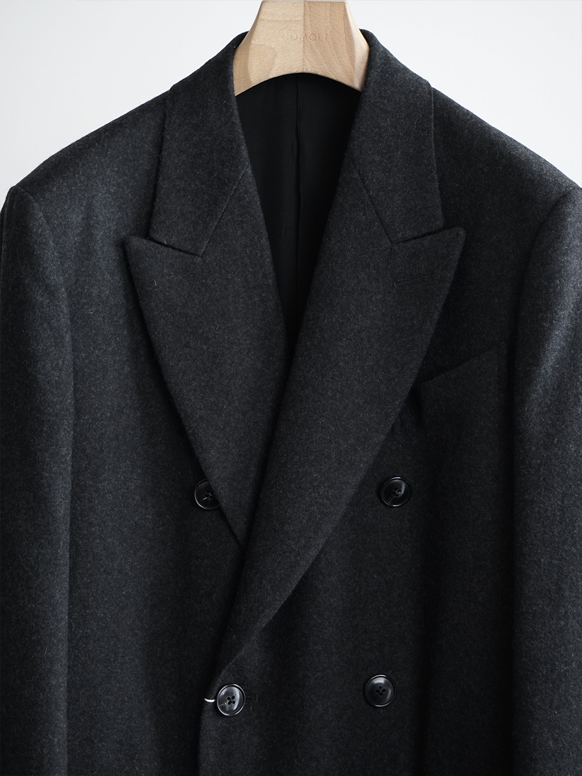 cashmere double chester coat c5