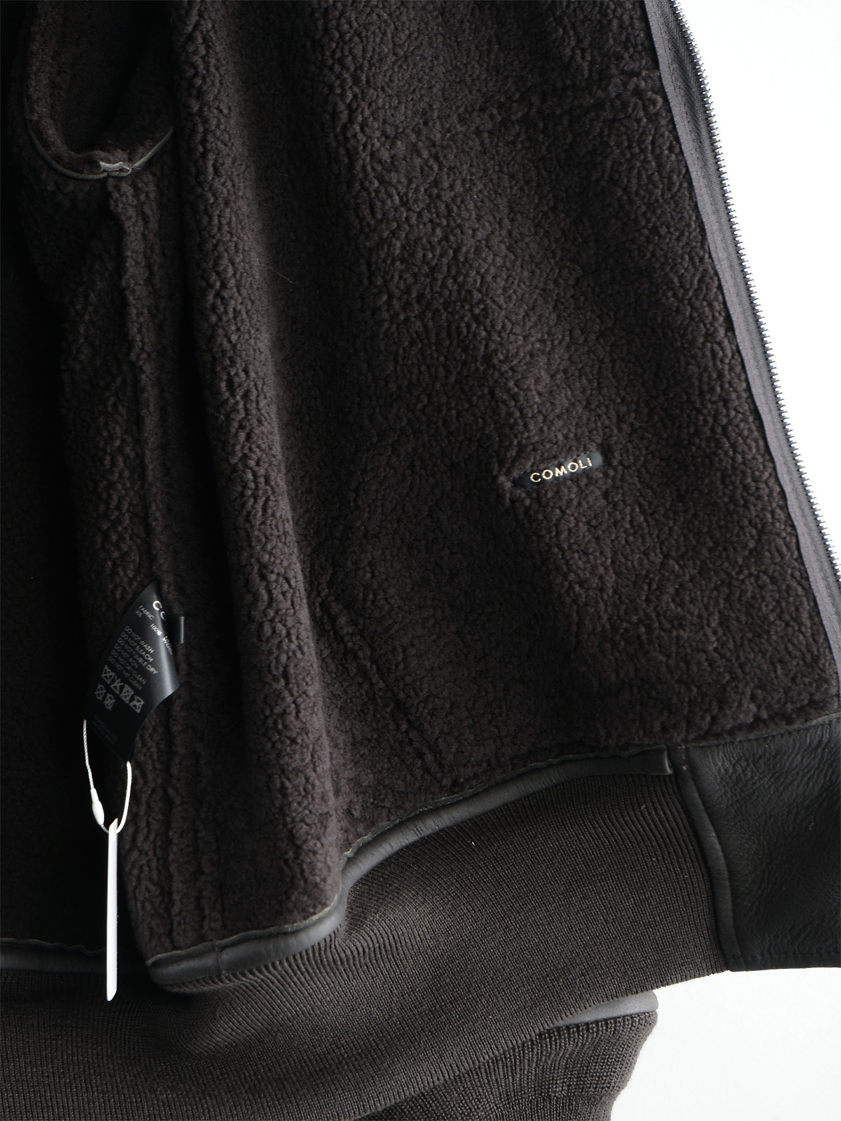 sheep skin zip parka(mouton) c6