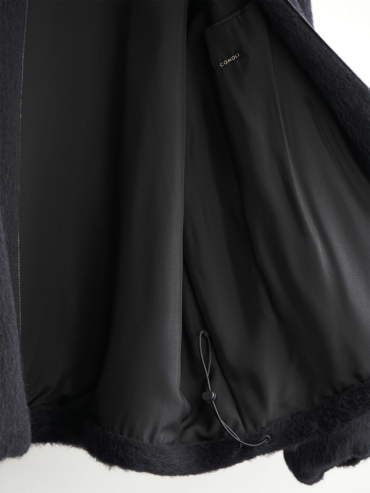 camel shaggy jacket c6