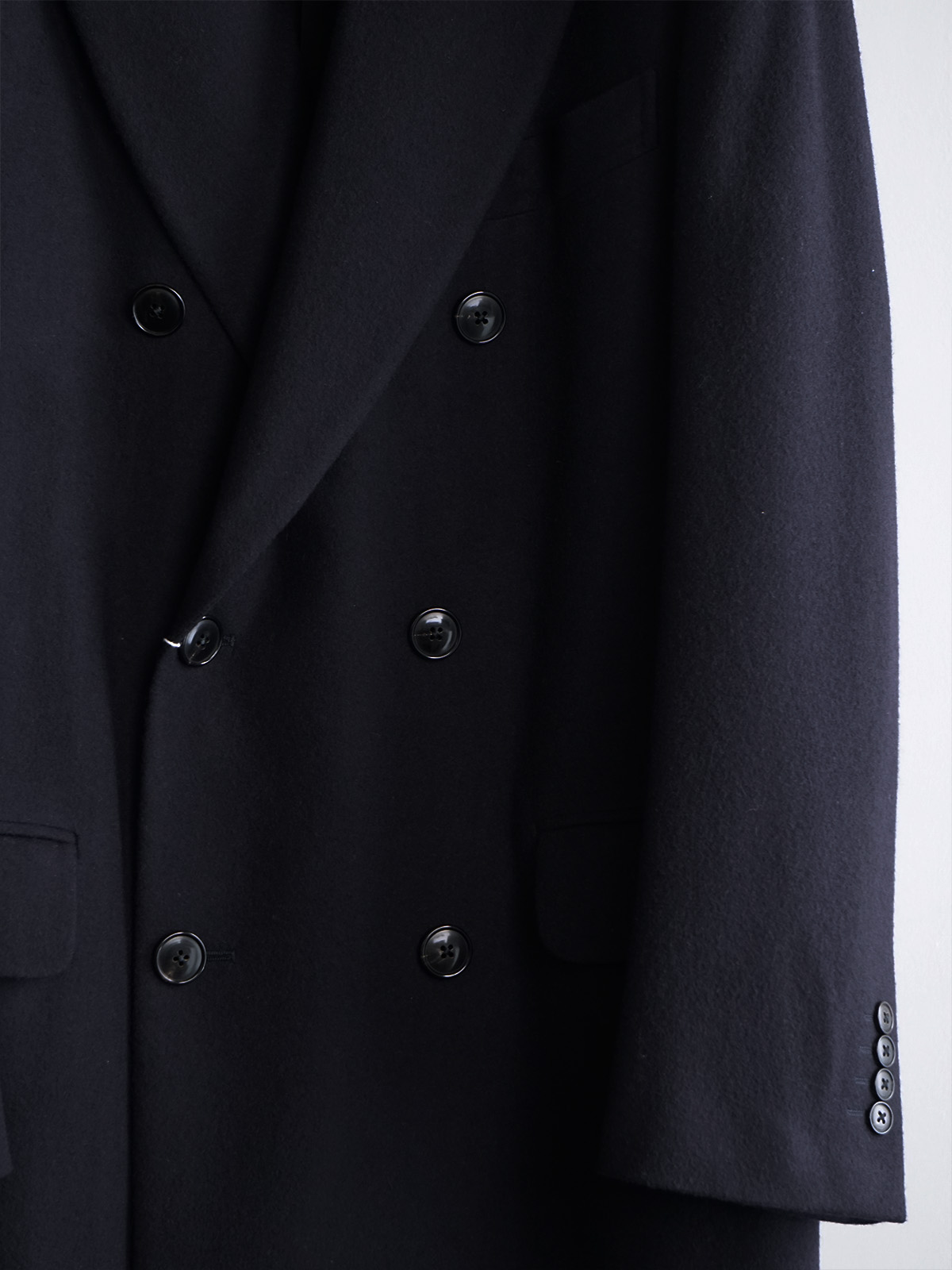 cashmere double chester coat c10