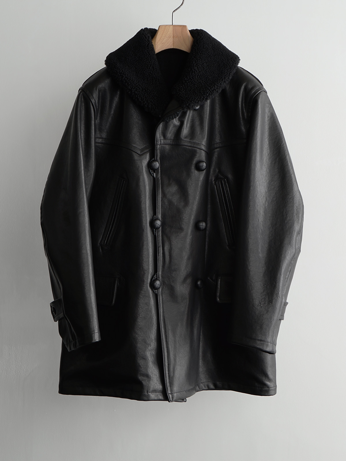 lamb leather canadian coat c1