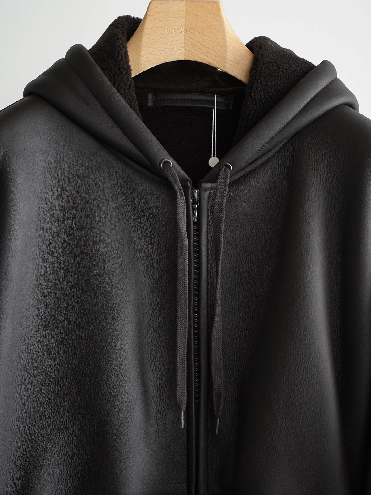 sheep skin zip parka(mouton) c3