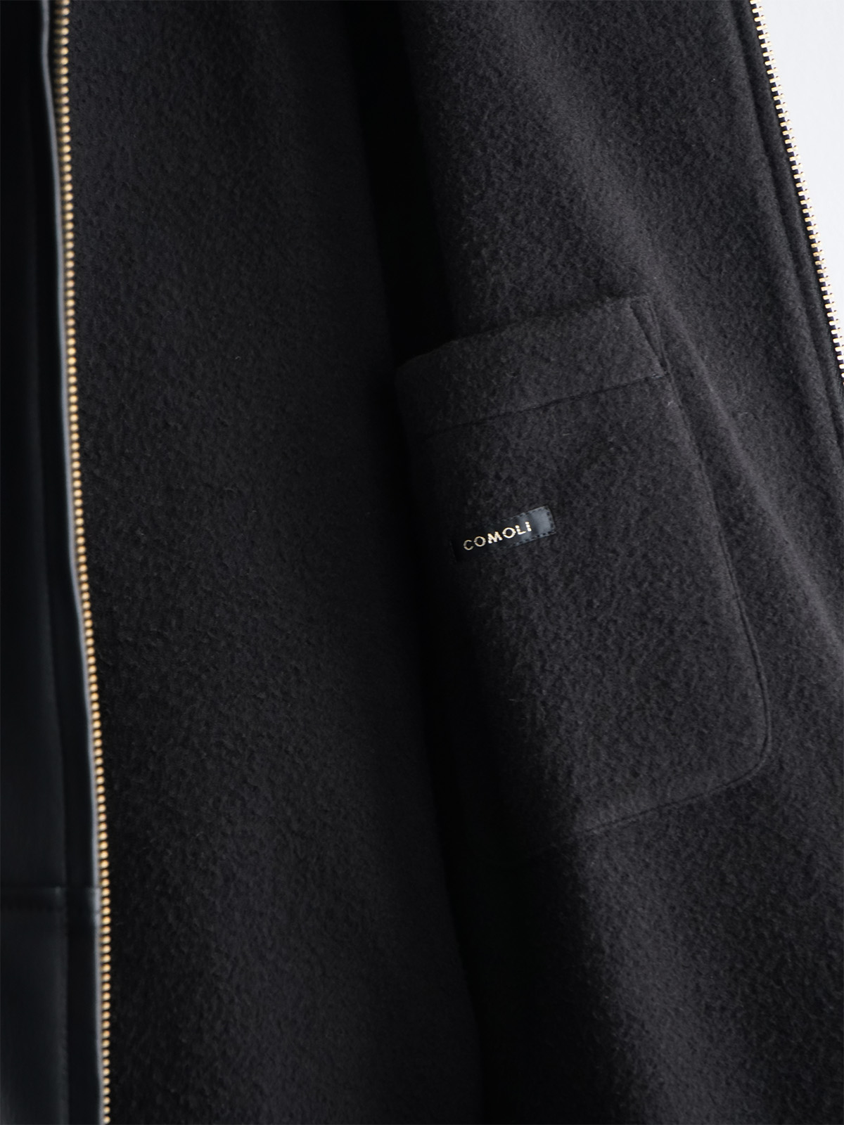 calfskin zip parka c6