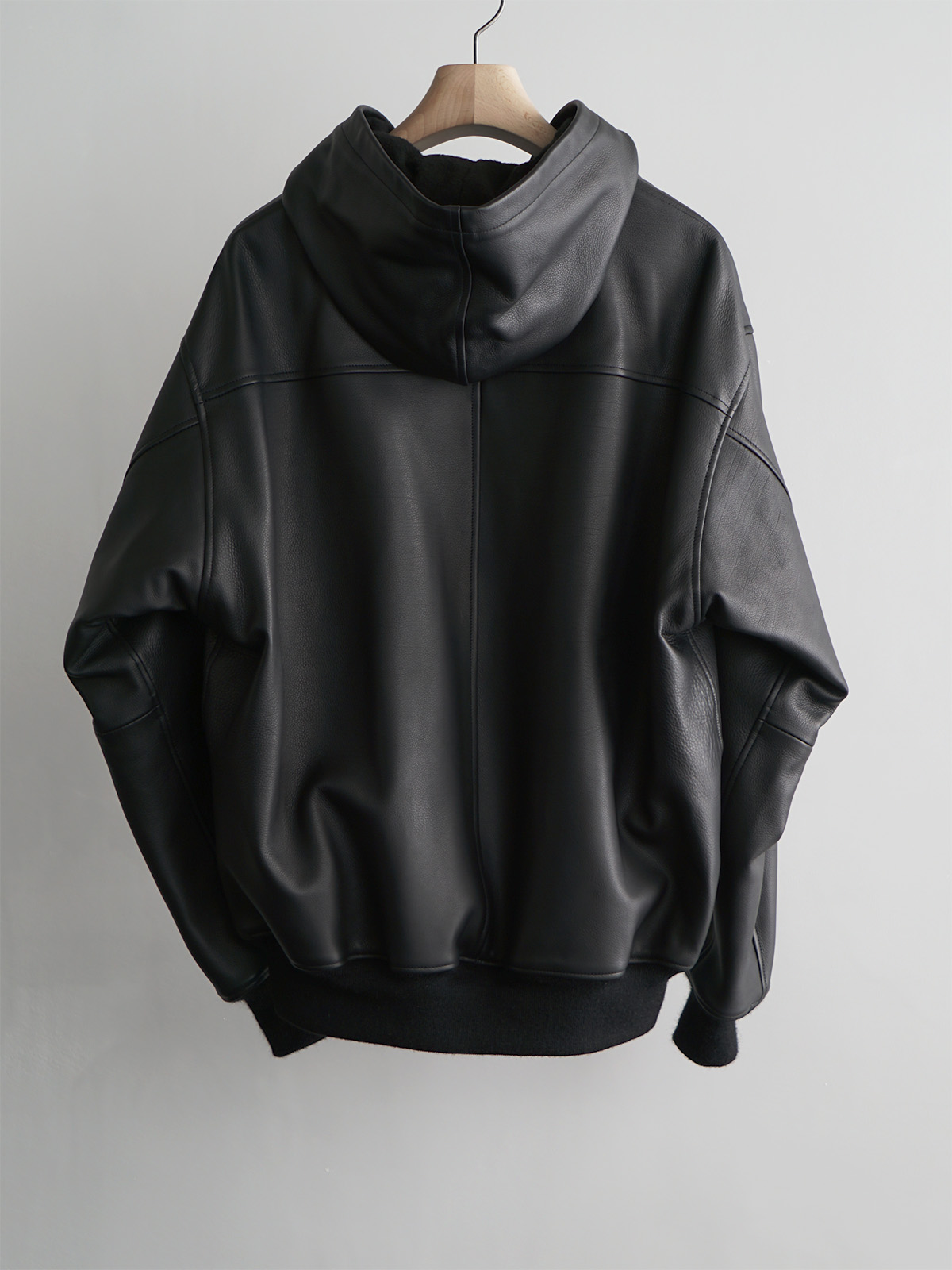 calfskin zip parka c2