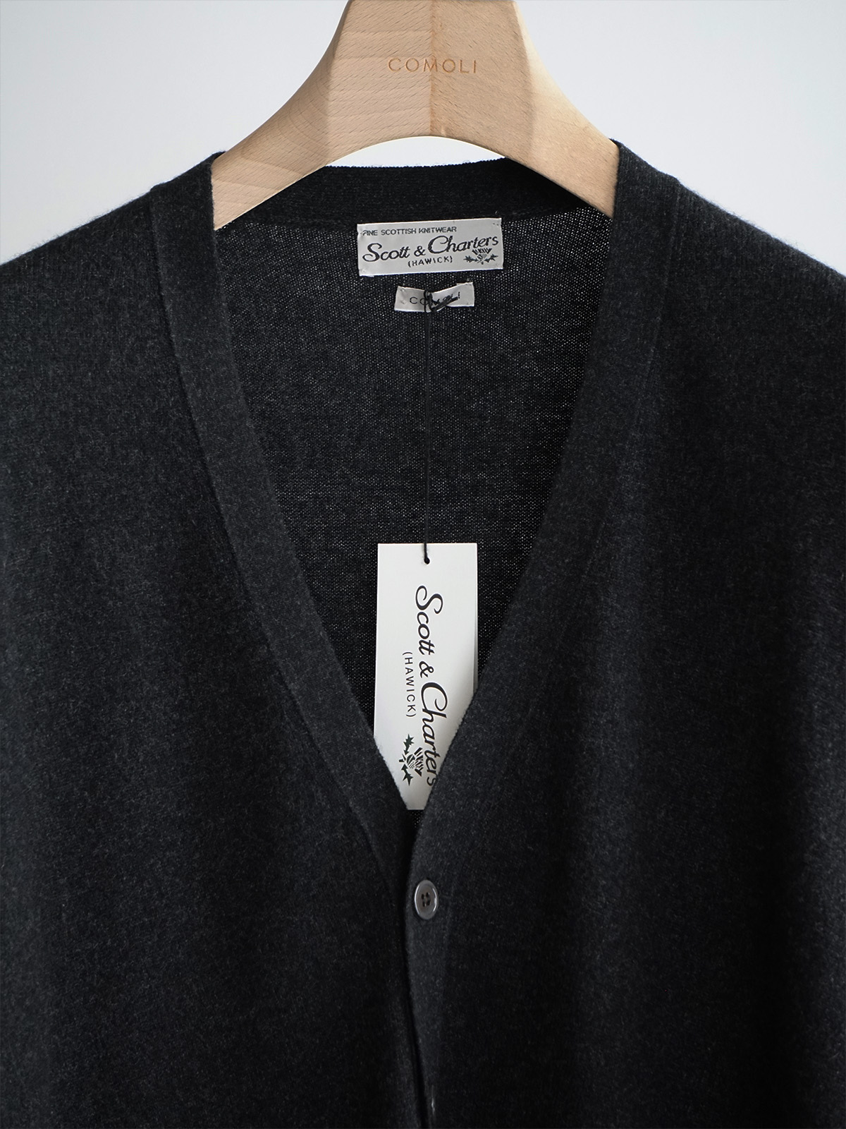 scott charters comoli vneck cardigan c7