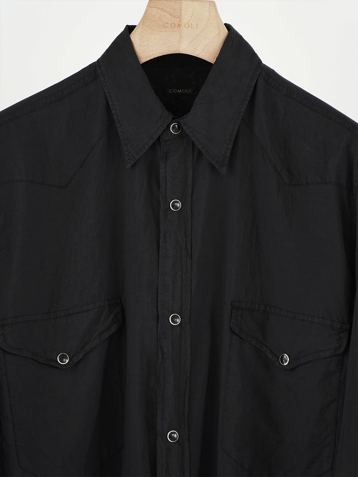 silk garment dyed western shirt d3