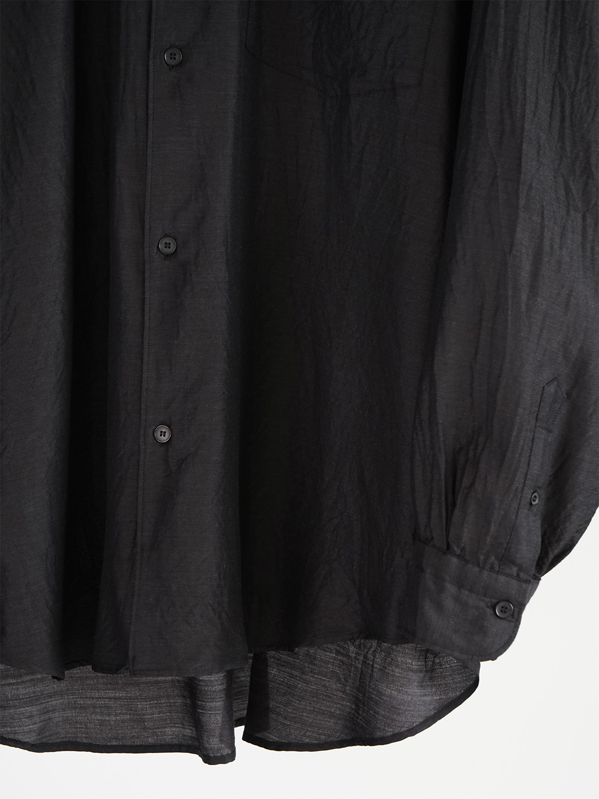 wool silk comoli shirt d10