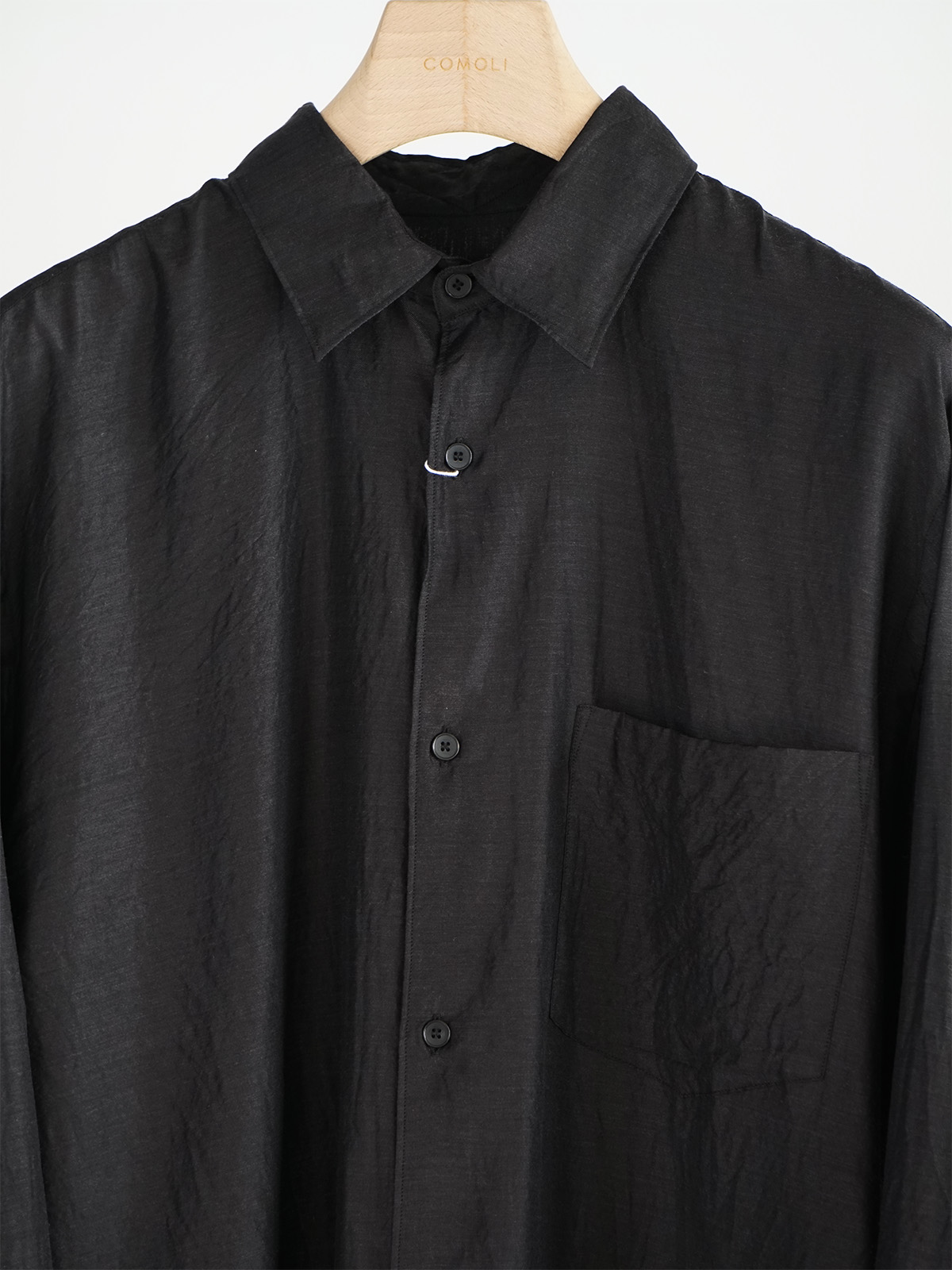 wool silk comoli shirt d8