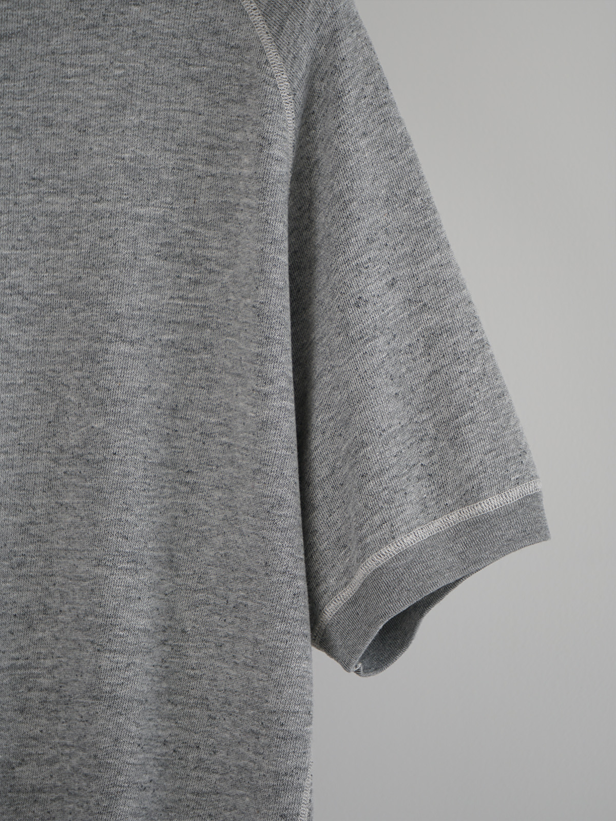 grey fleece sweat ss crew neck d4
