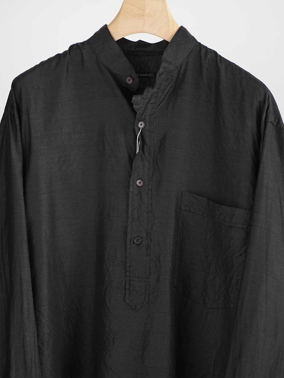 wool silk pullover shirt d8