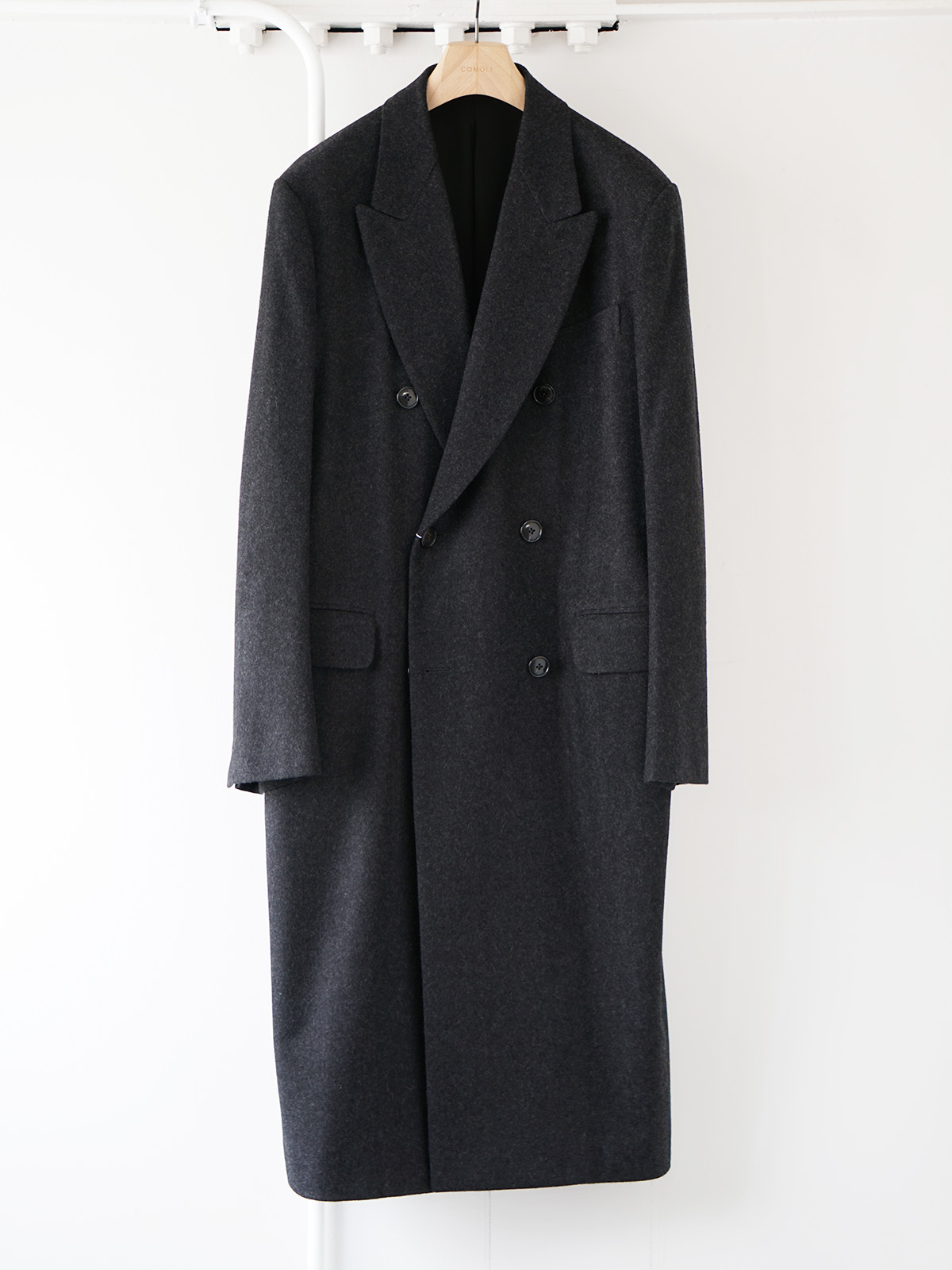 cashmere double chester coat a1