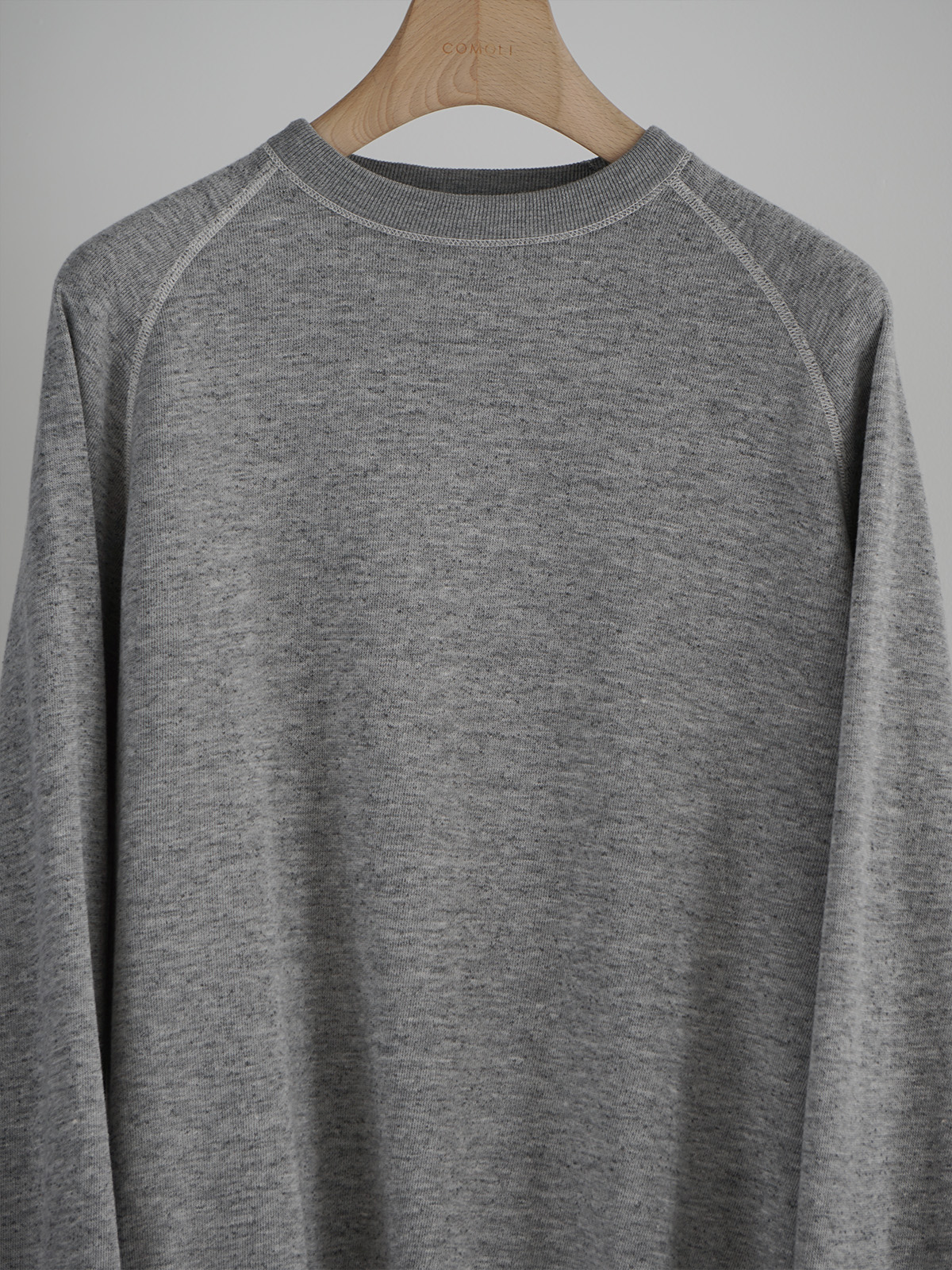 grey fleece sweat crewneck d4