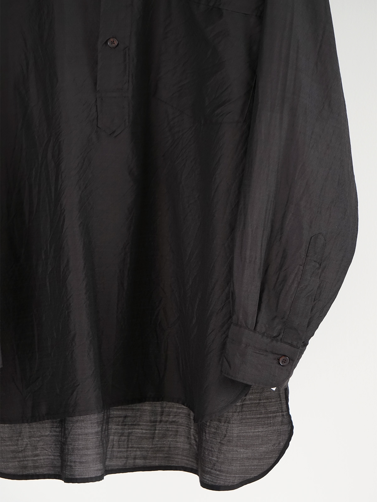 wool silk pullover shirt d7