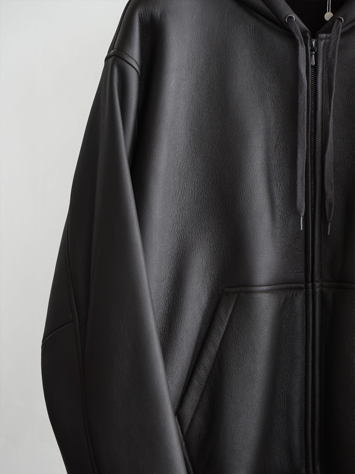 sheep skin zip parka(mouton) c4