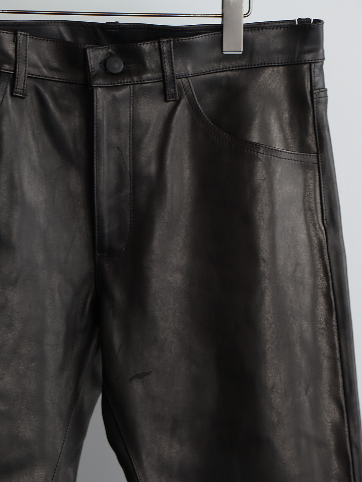leather 5p pants c3
