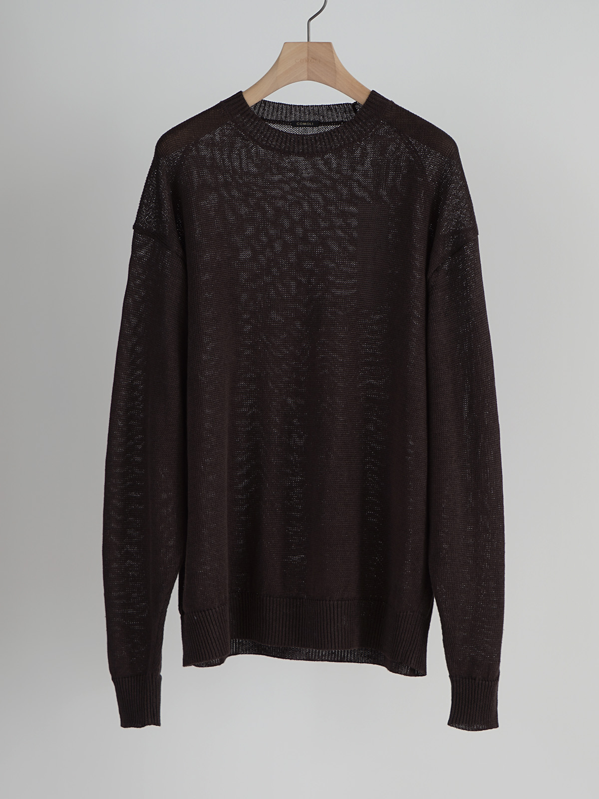 linen crew neck knit d3