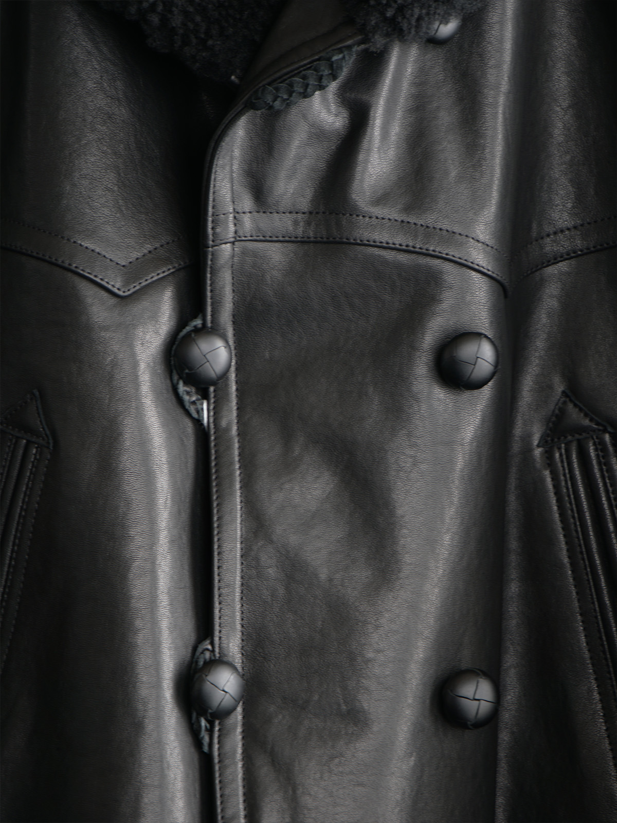 lamb leather canadian coat c7