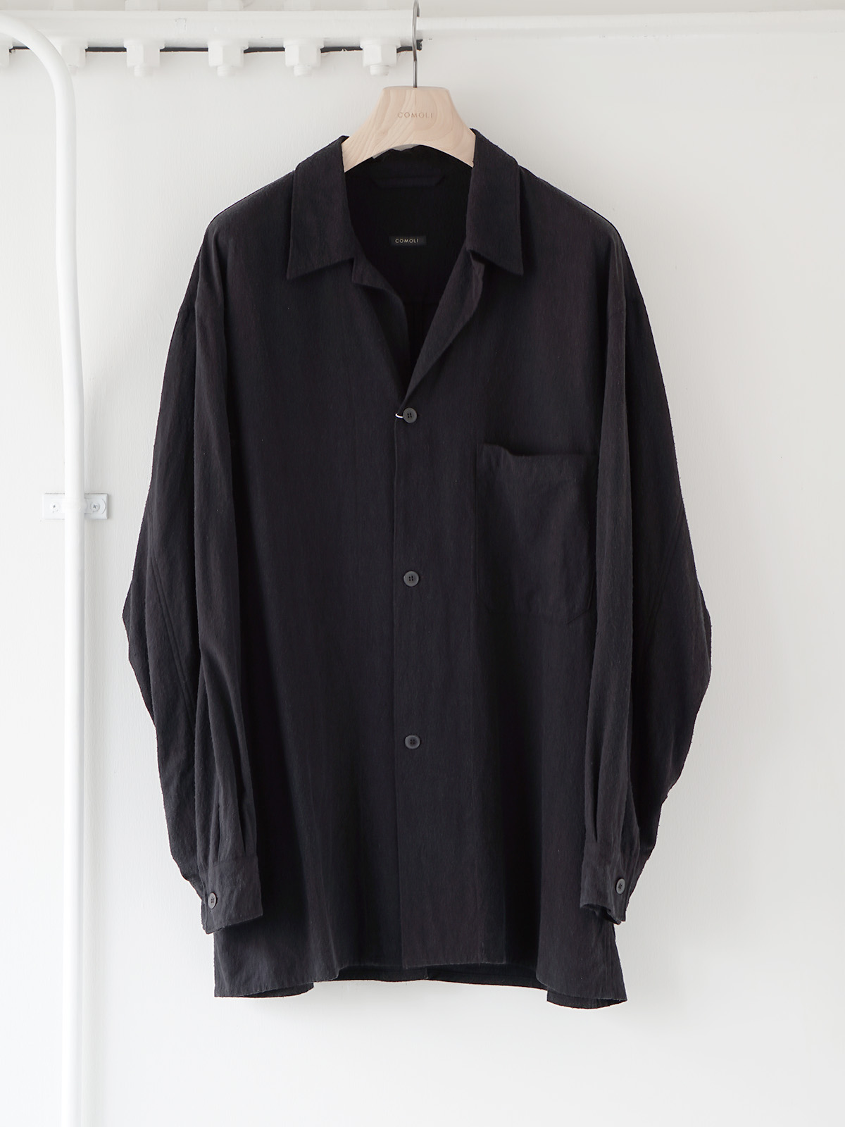 silk noil shirt jacket z1
