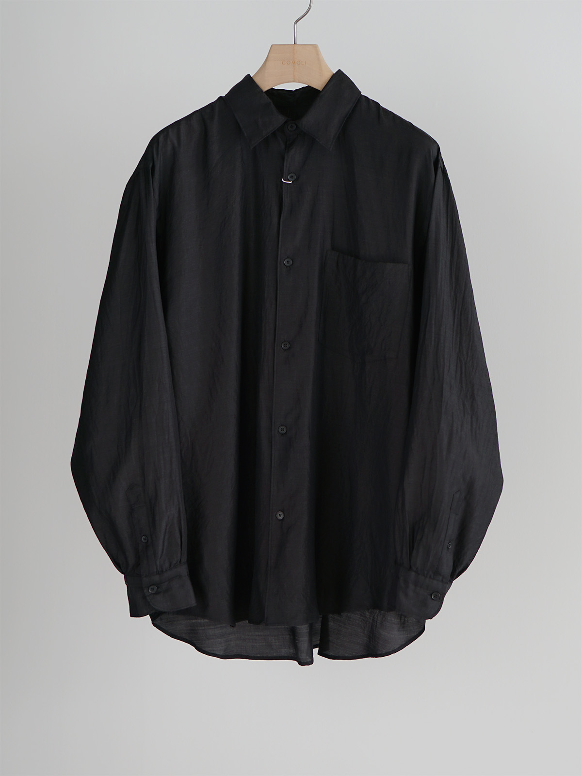wool silk comoli shirt d3