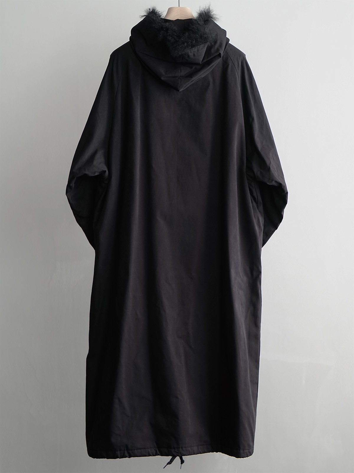 hooded long coat c2