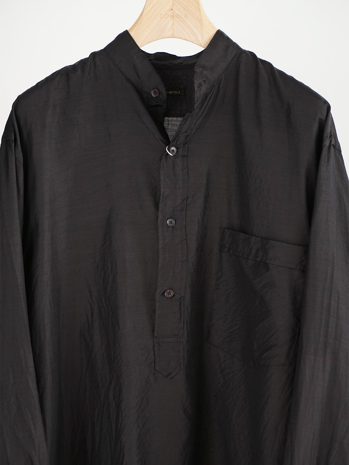 wool silk pullover shirt d5