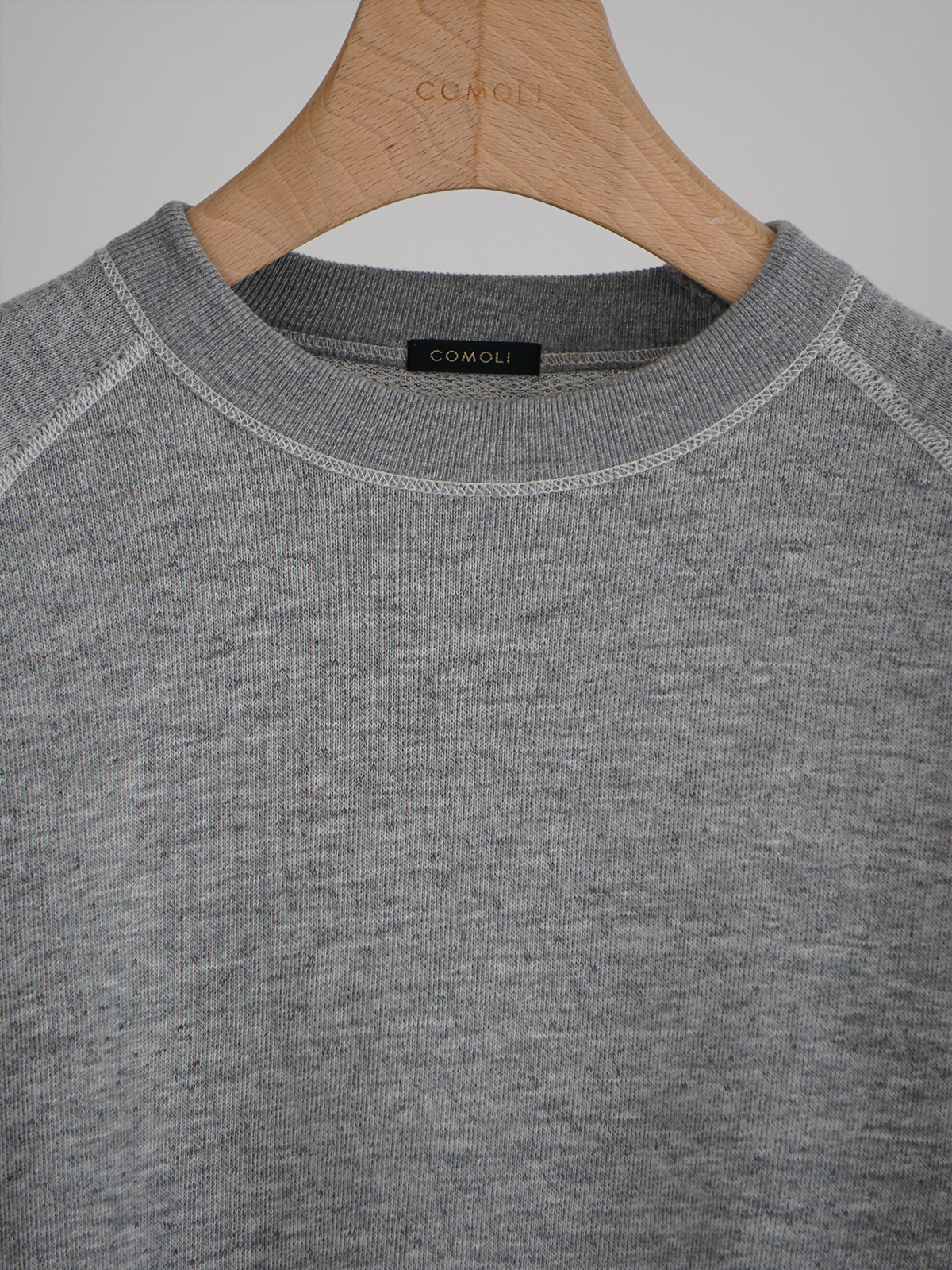 grey fleece sweat ss crew neck d3