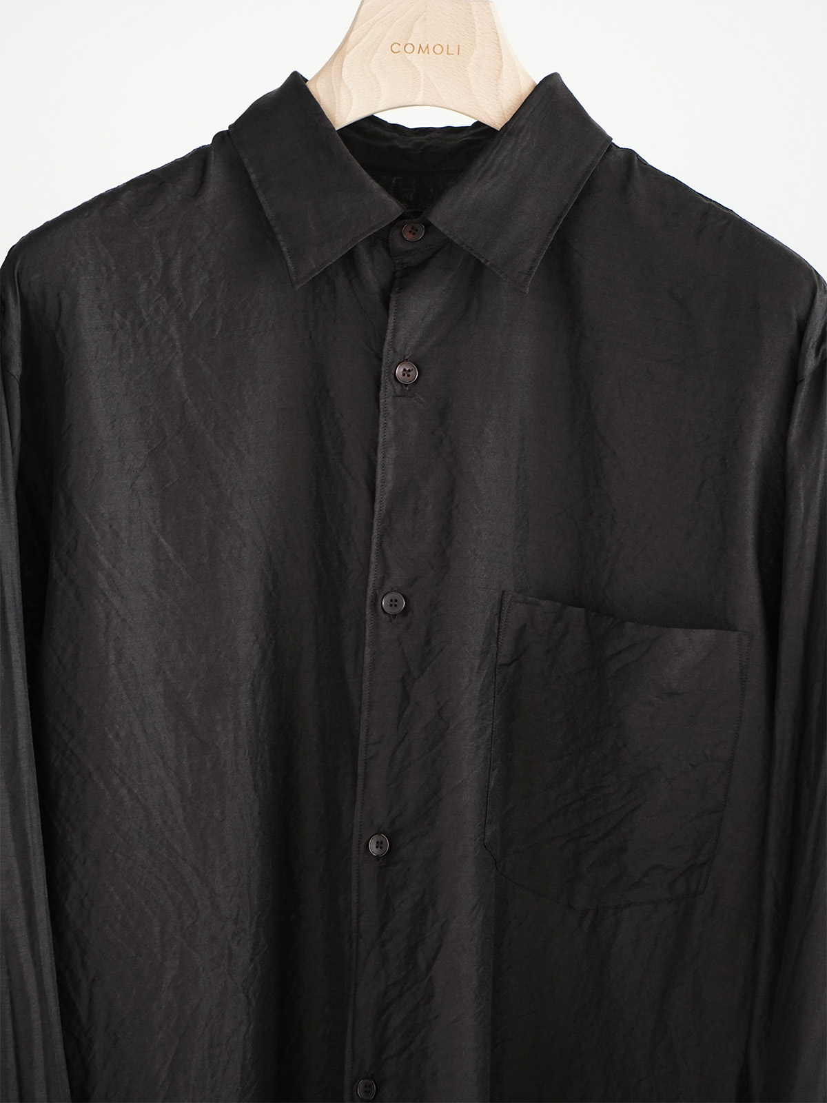wool silk comoli shirt d5