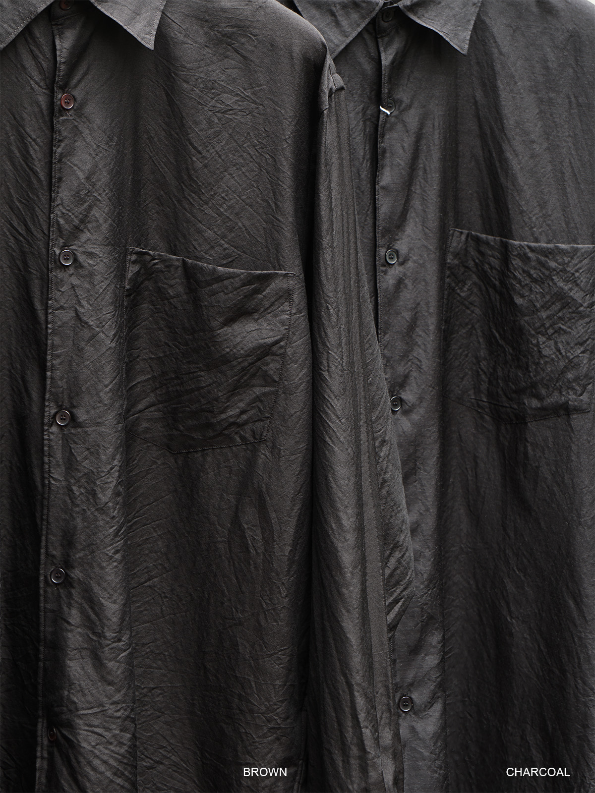 wool silk comoli shirt d11