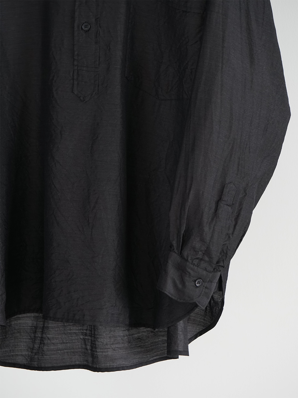 wool silk pullover shirt d10