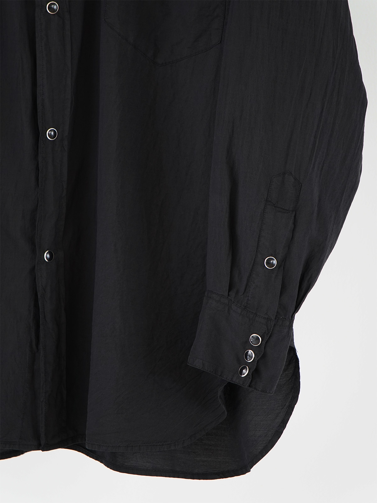 silk garment dyed western shirt d4