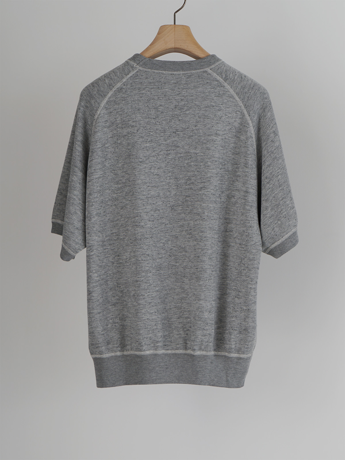 grey fleece sweat ss crew neck d2